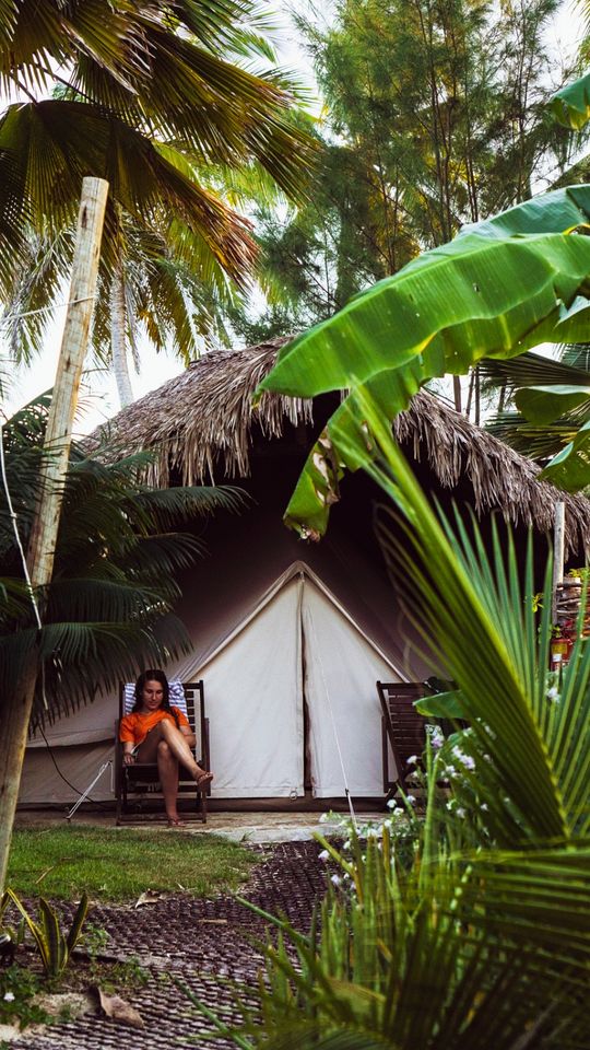 Stunning Beachfront Bell Tents for Tropical Vacation near Fortaleza, Brazil