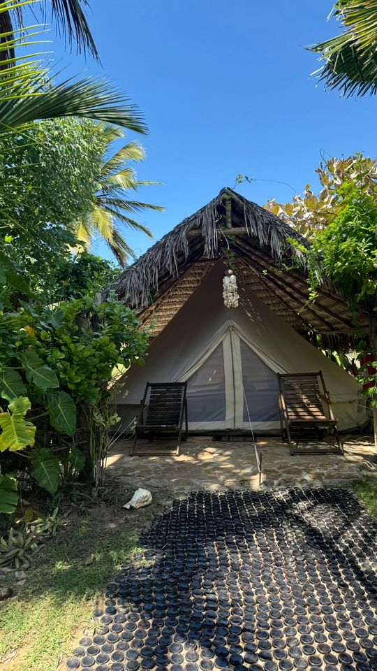 Stunning Beachfront Bell Tents for Tropical Vacation near Fortaleza, Brazil