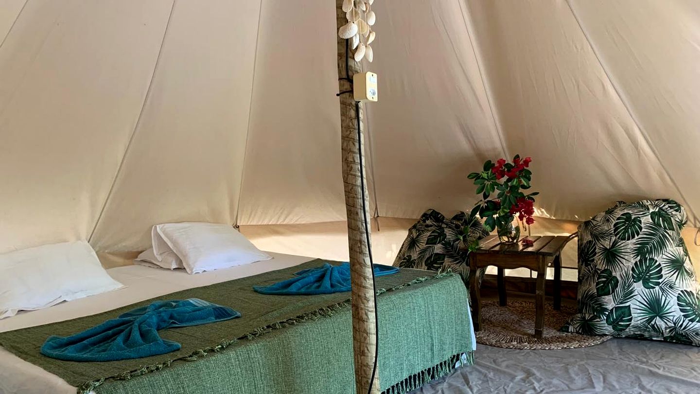Stunning Beachfront Bell Tents for Tropical Vacation near Fortaleza, Brazil