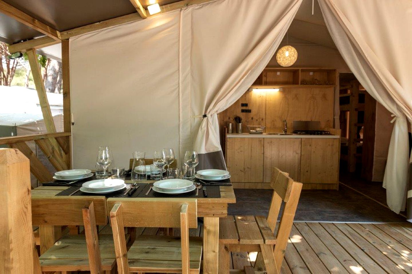 Coastal Safari Tent, makes for a Beautiful Italian Holiday