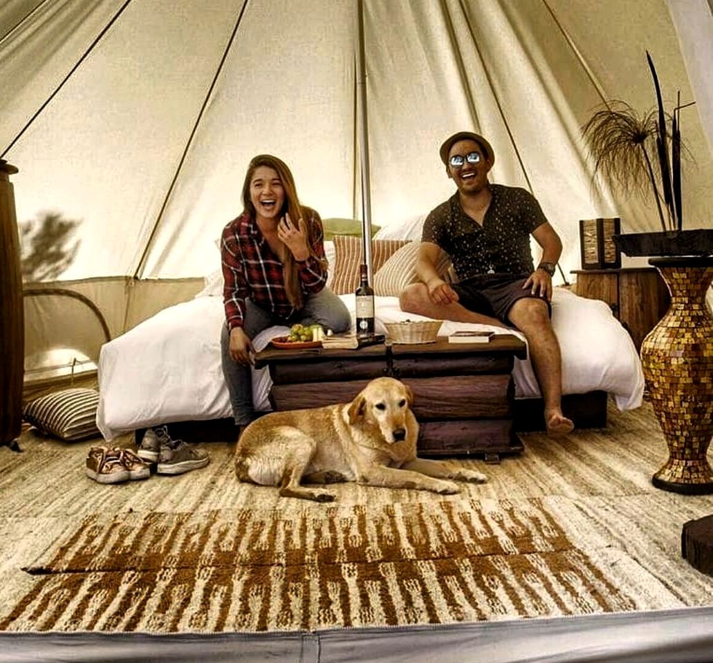 Stunning Colombian Bell Tent for a Brilliant Weekend Vacation