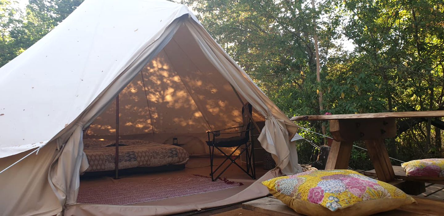 Rural Bell Tent makes for a Beautiful Chile Retreat