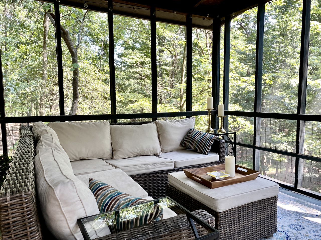 Secluded Cabin Rental with Forest Views outside of Baltimore