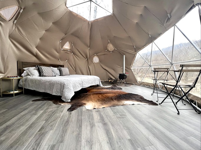 Cozy Domes Overlooking the Watauga River for a Romantic North Carolina Getaway