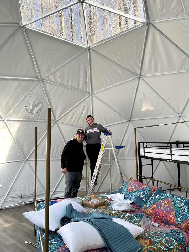 Cozy Domes Overlooking the Watauga River for a Romantic North Carolina Getaway