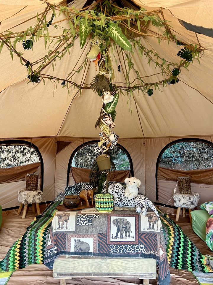 Bohemian Bell Tent Perfect for a Relaxing Getaway near Malaga City