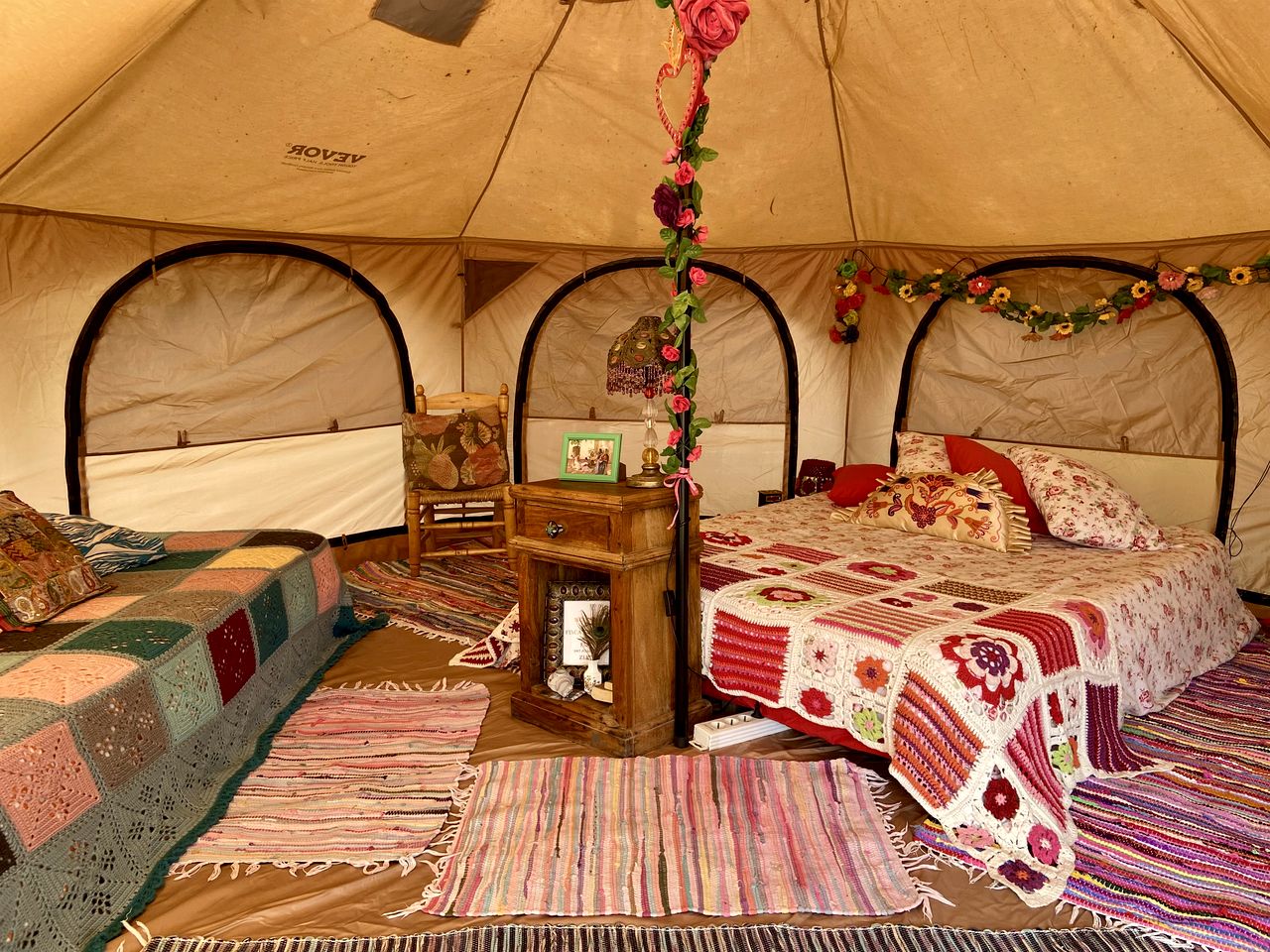 Unique Bell Tent for a Glamping Adventure near Málaga, Spain