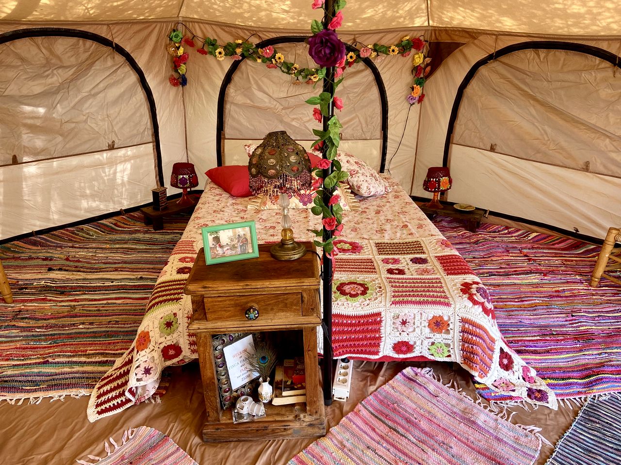 Unique Bell Tent for a Glamping Adventure near Málaga, Spain