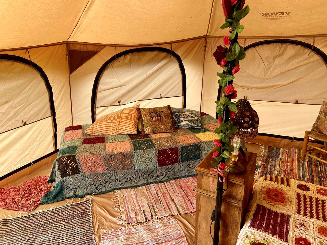 Unique Bell Tent for a Glamping Adventure near Málaga, Spain