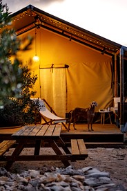 Safari Tent Glamping with Hot Tub near the Adriatic Sea and the City of Split photo 4