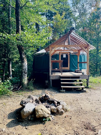 Yurts (United States of America, Chatham, New Hampshire)