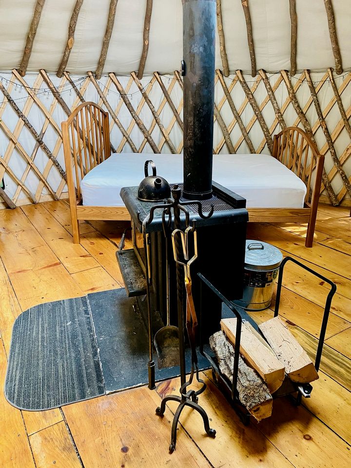 Cozy Yurt in the Peaceful Woods in Chatham, NH