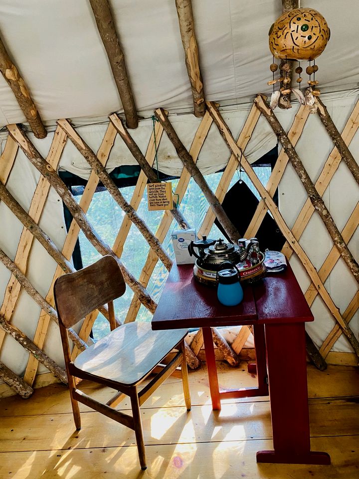 Cozy Yurt in the Peaceful Woods in Chatham, NH