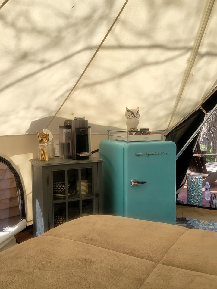 Enchanting Bell Tent near Table Rock State Park Ideal for Glamping in South Carolina
