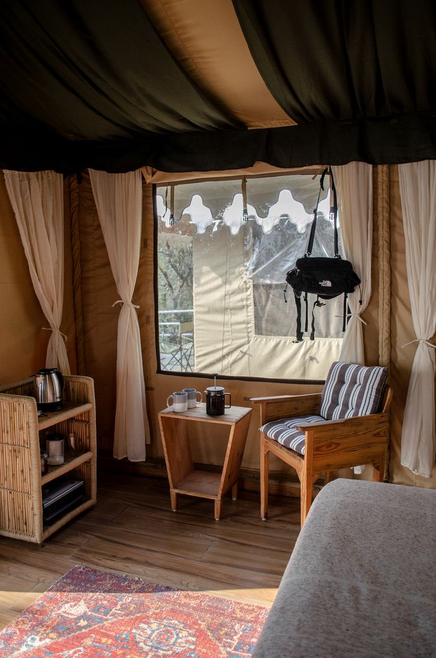 All-Inclusive Safari Tent Nestled in a Jungle near Bhimtal, India