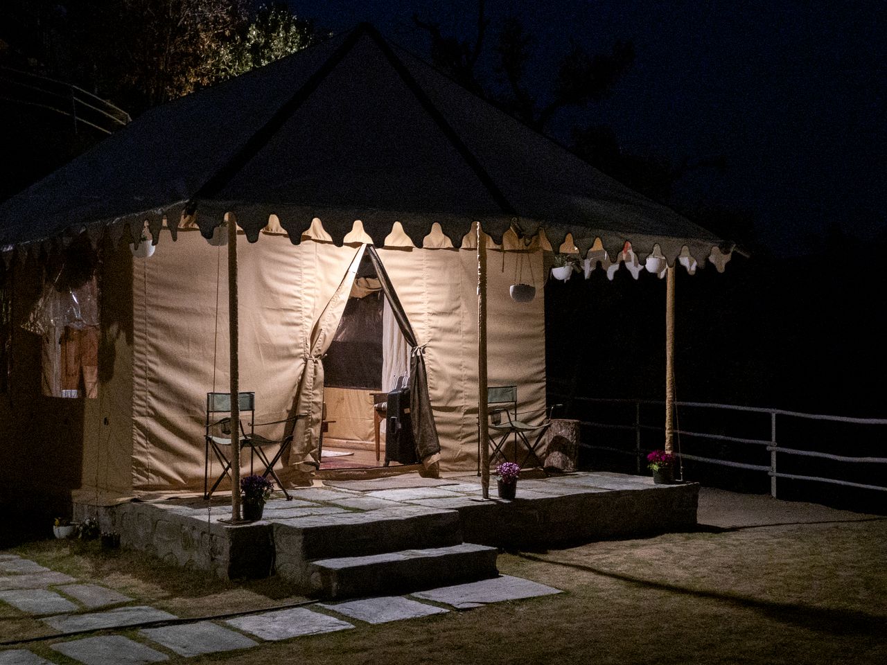 All-Inclusive Safari Tent Nestled in a Jungle near Bhimtal, India