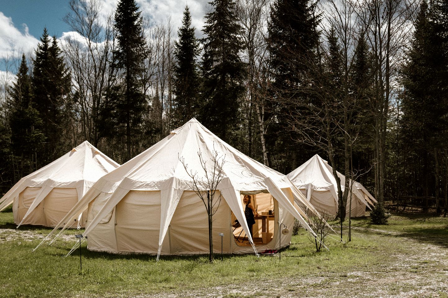 Bell Tents (Canada, Coaticook, Quebec)