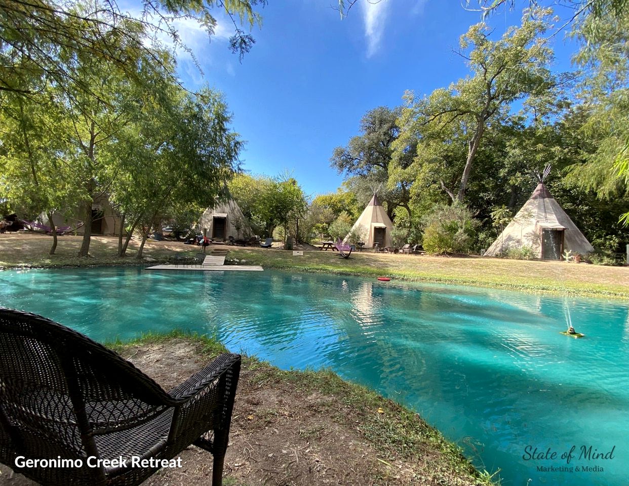 Texas Teepee Perfect for a Weekend Adventure in Geronimo, Texas!