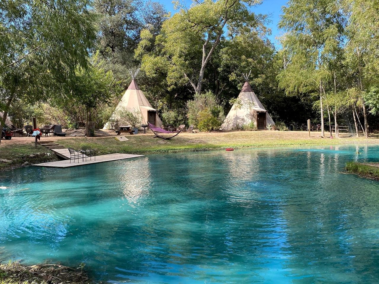 Texas Teepee Perfect for a Weekend Adventure in Geronimo, Texas!