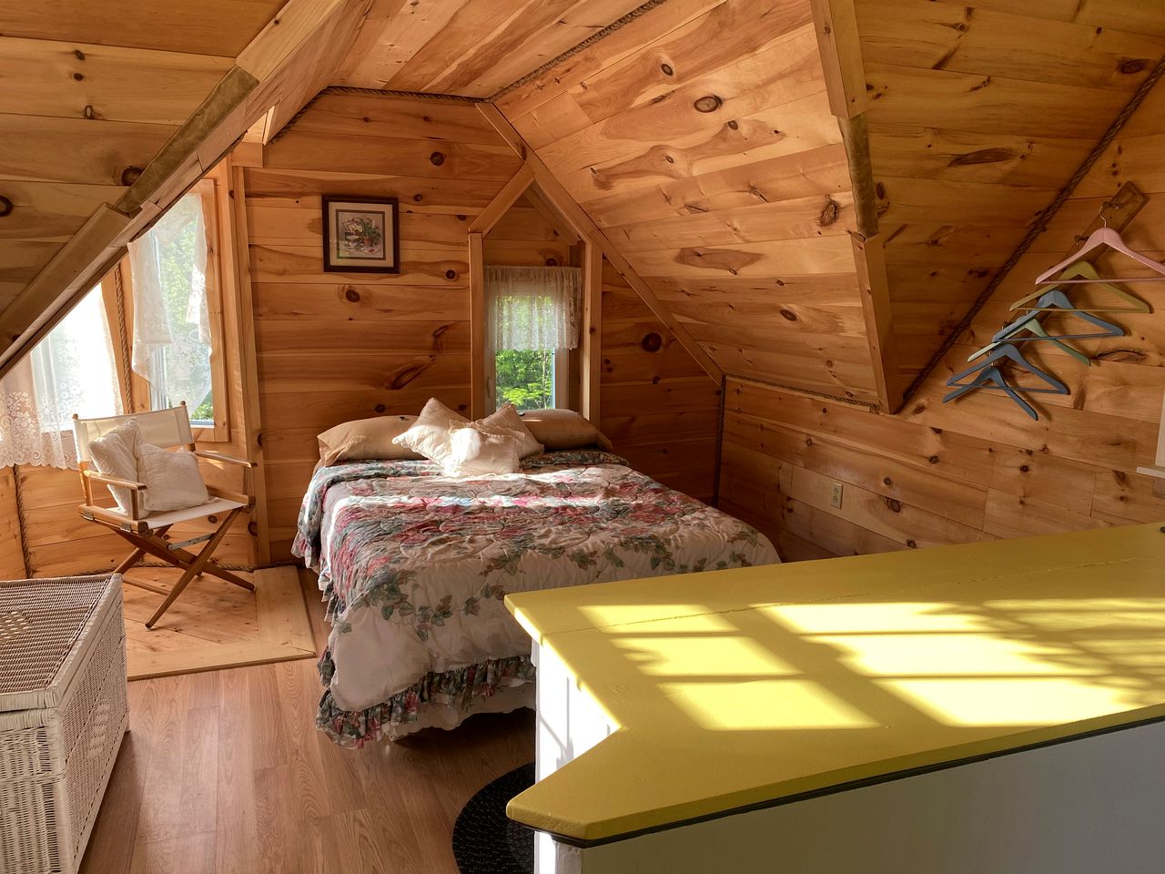 Tiny Victorian Era House for Maine Glamping near Monroe Falls