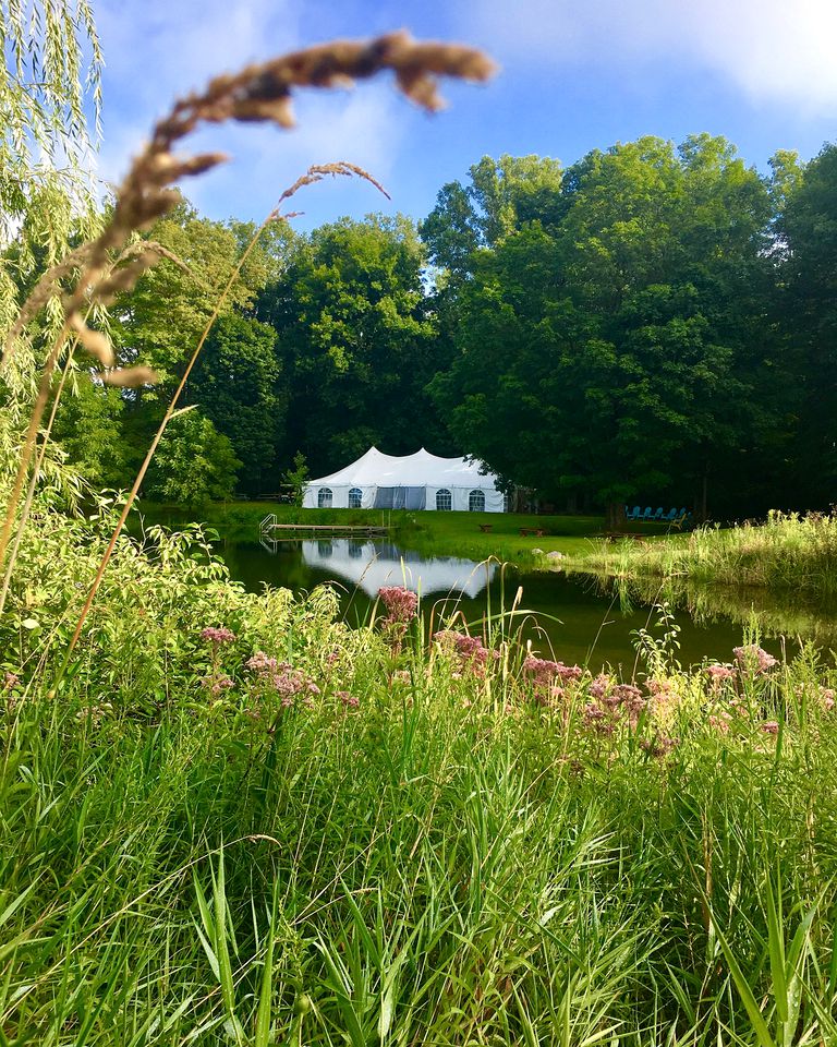 Cozy Eco-Glamping Cabin near Ann Arbor for Yoga and Swimming