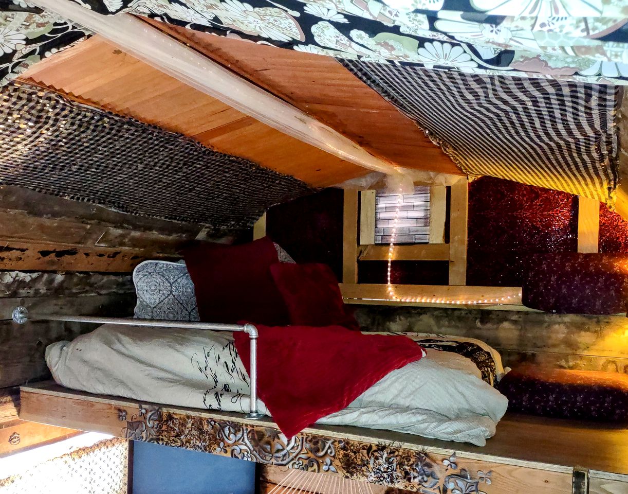 Bohemian Forest Glamping in a Tiny House near Boise, Idaho