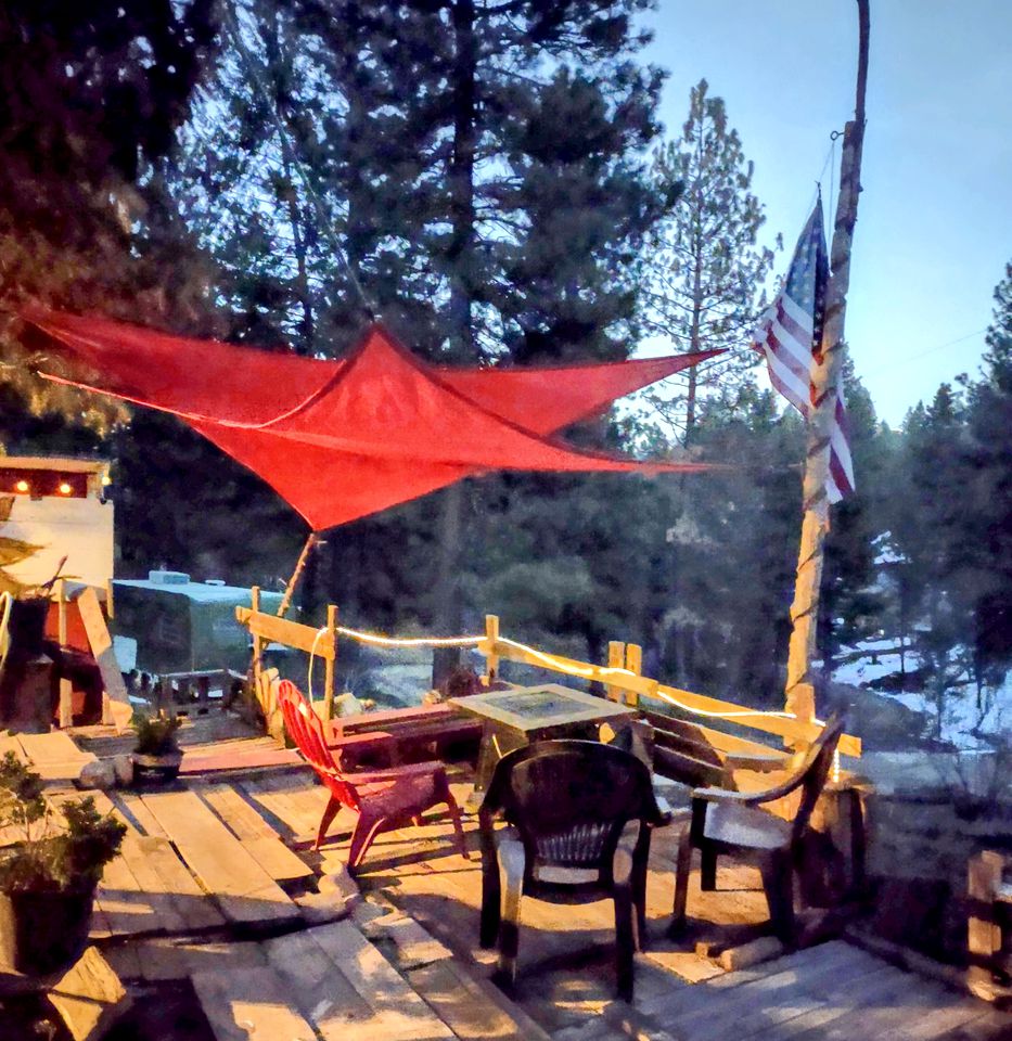 Bohemian Forest Glamping in a Tiny House near Boise, Idaho