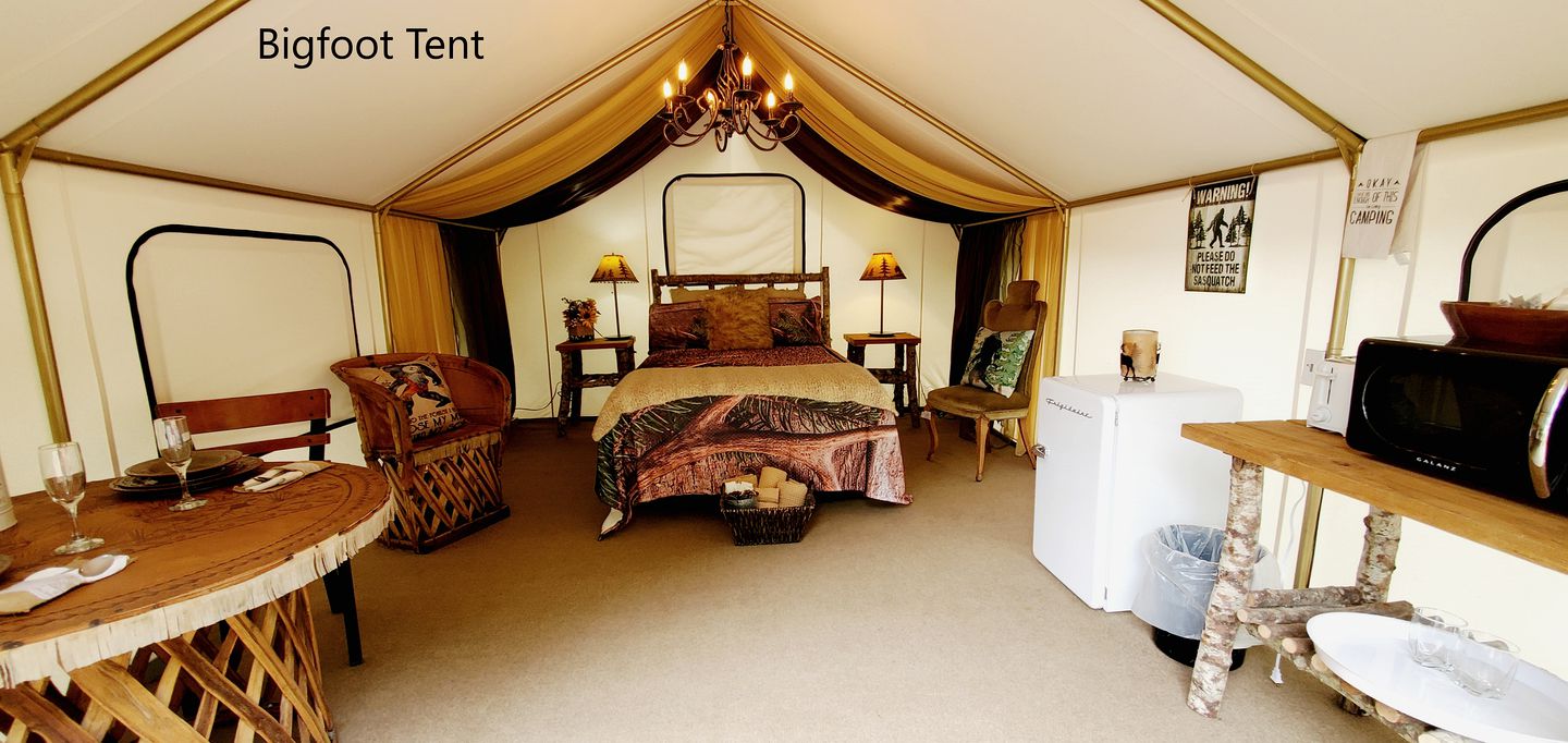 Lovely Glamping Tents for Romantic Weekends in Nature in Washington