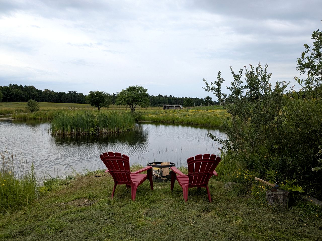 Yurt with Pond Access for Glamping Escapes in Ontario, Canada