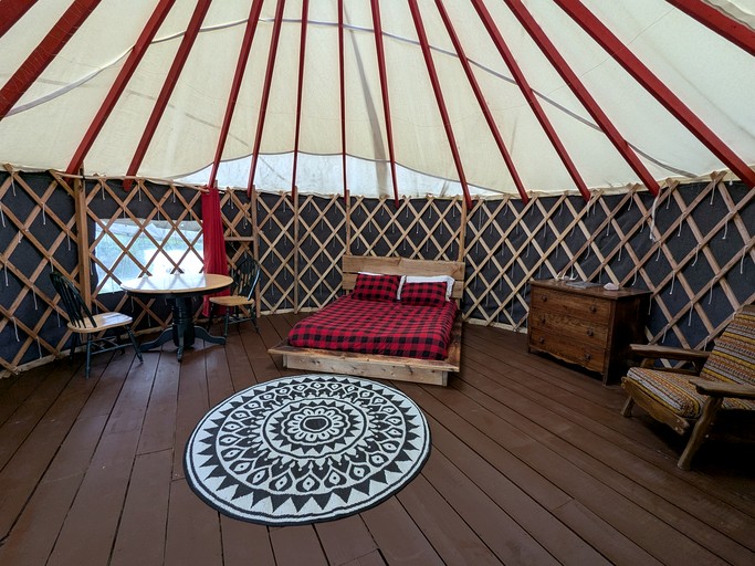 Yurts (Canada, Powassan, Ontario)