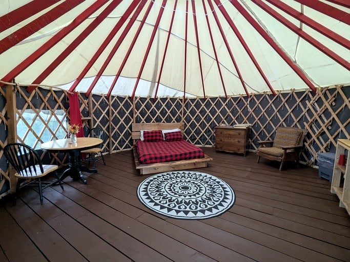 Yurts (Canada, Powassan, Ontario)