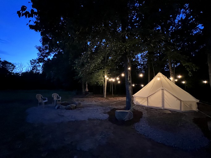 Lovely Bell Tent for Memorable Glamping Weekends in Conneticut