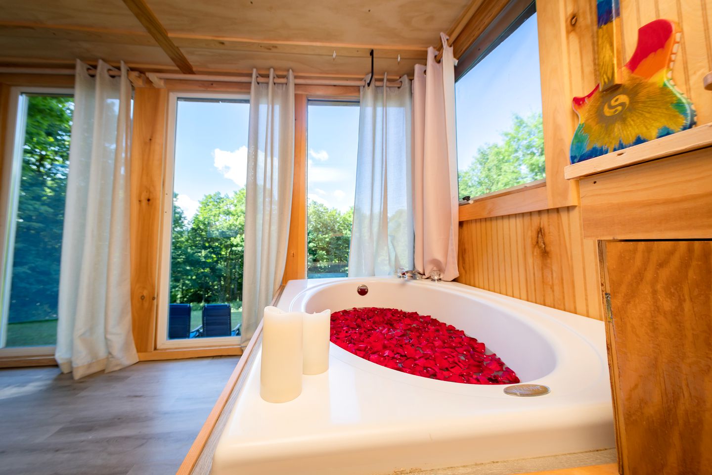Cozy Tiny House Glamping Rental in New York with Views of the Catskills