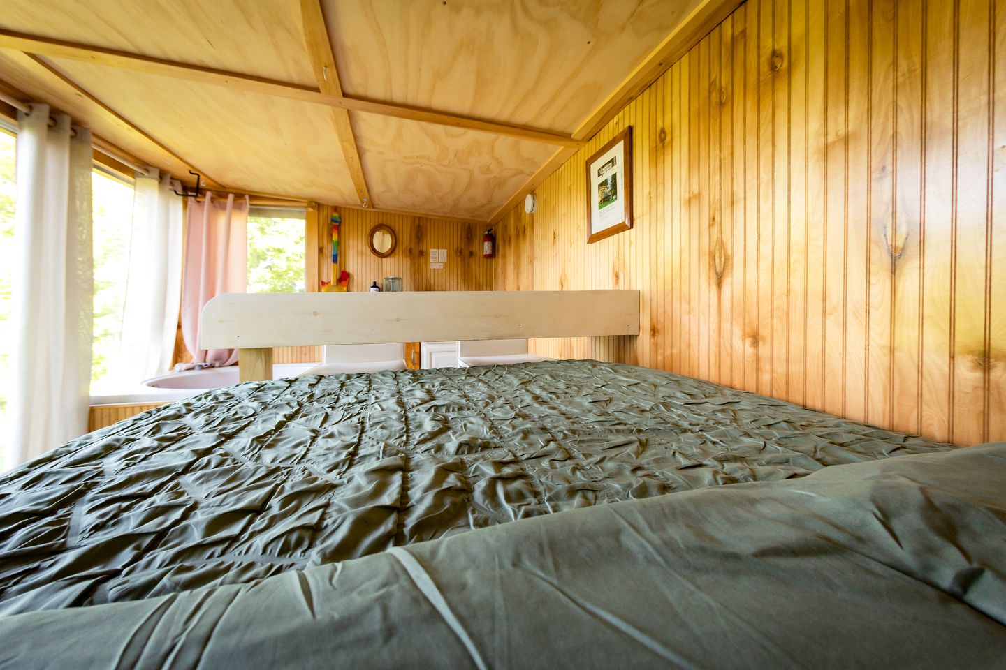 Cozy Tiny House Glamping Rental in New York with Views of the Catskills
