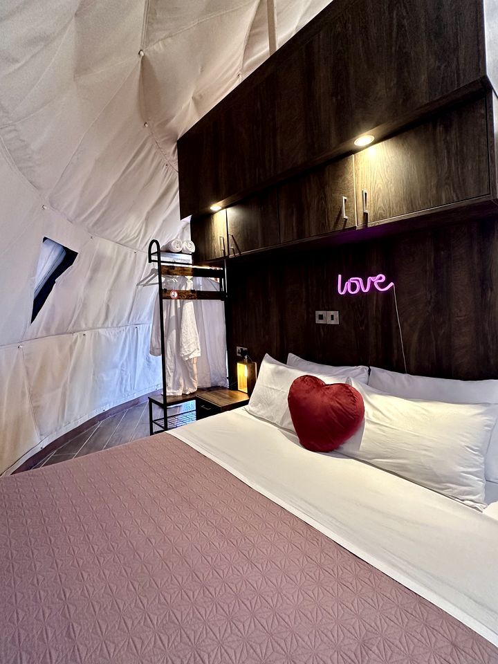 Cozy Dome Glamping Site with Private Hot Tub in Limassol, Cyprus