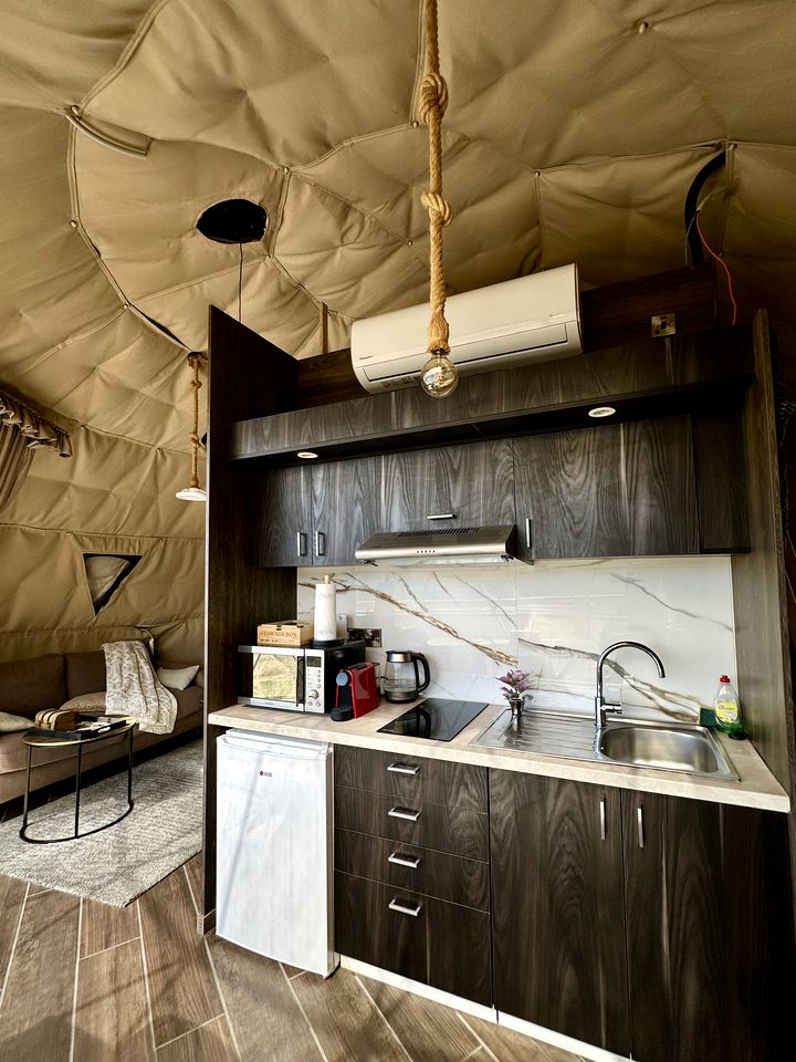 Cozy Dome Glamping Site with Private Hot Tub in Limassol, Cyprus