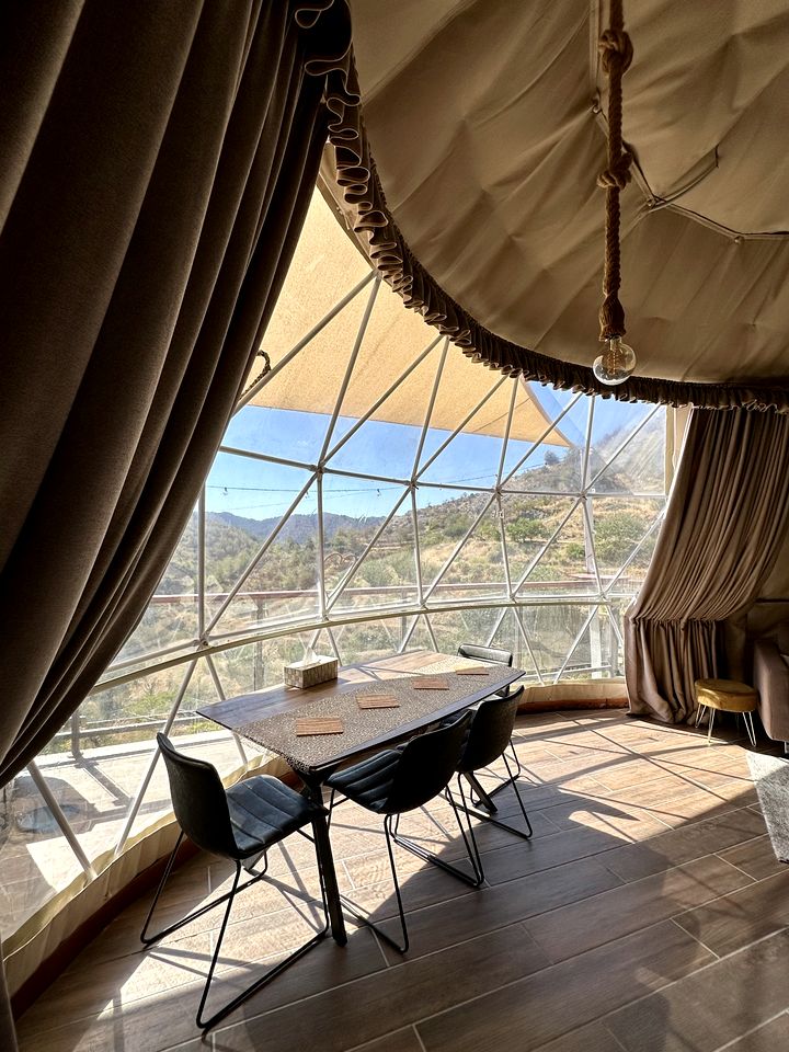 Cozy Dome Glamping Site with Private Hot Tub in Limassol, Cyprus