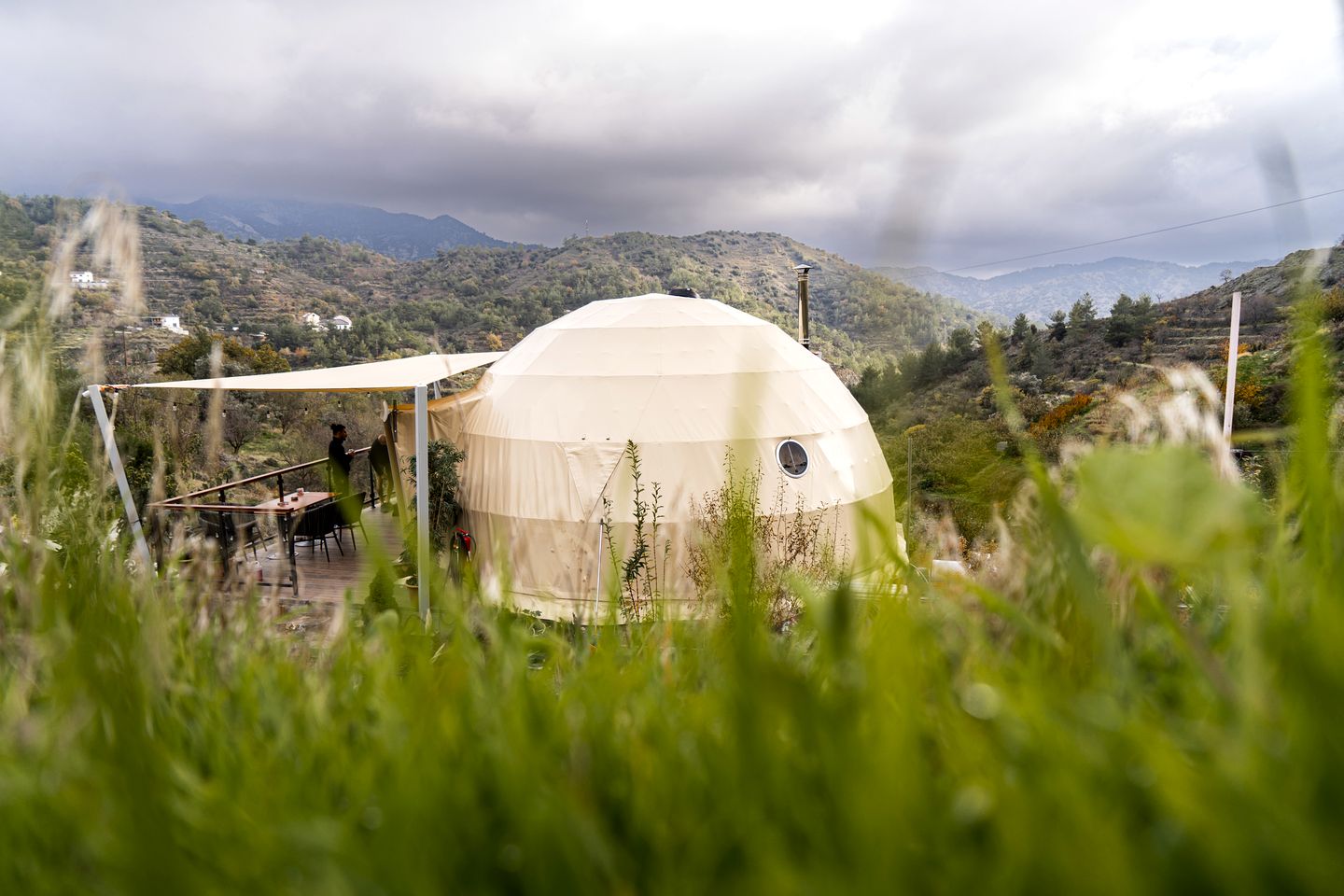 Cozy Dome Glamping Site with Private Hot Tub in Limassol, Cyprus