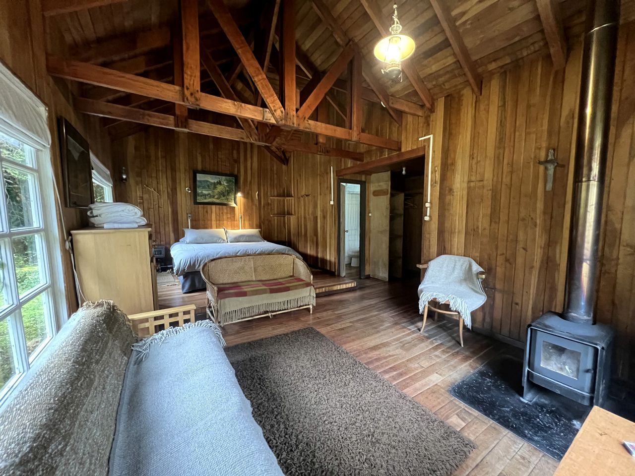 Glamping Cabin with Access to River, Fjords and Private Island in Chile