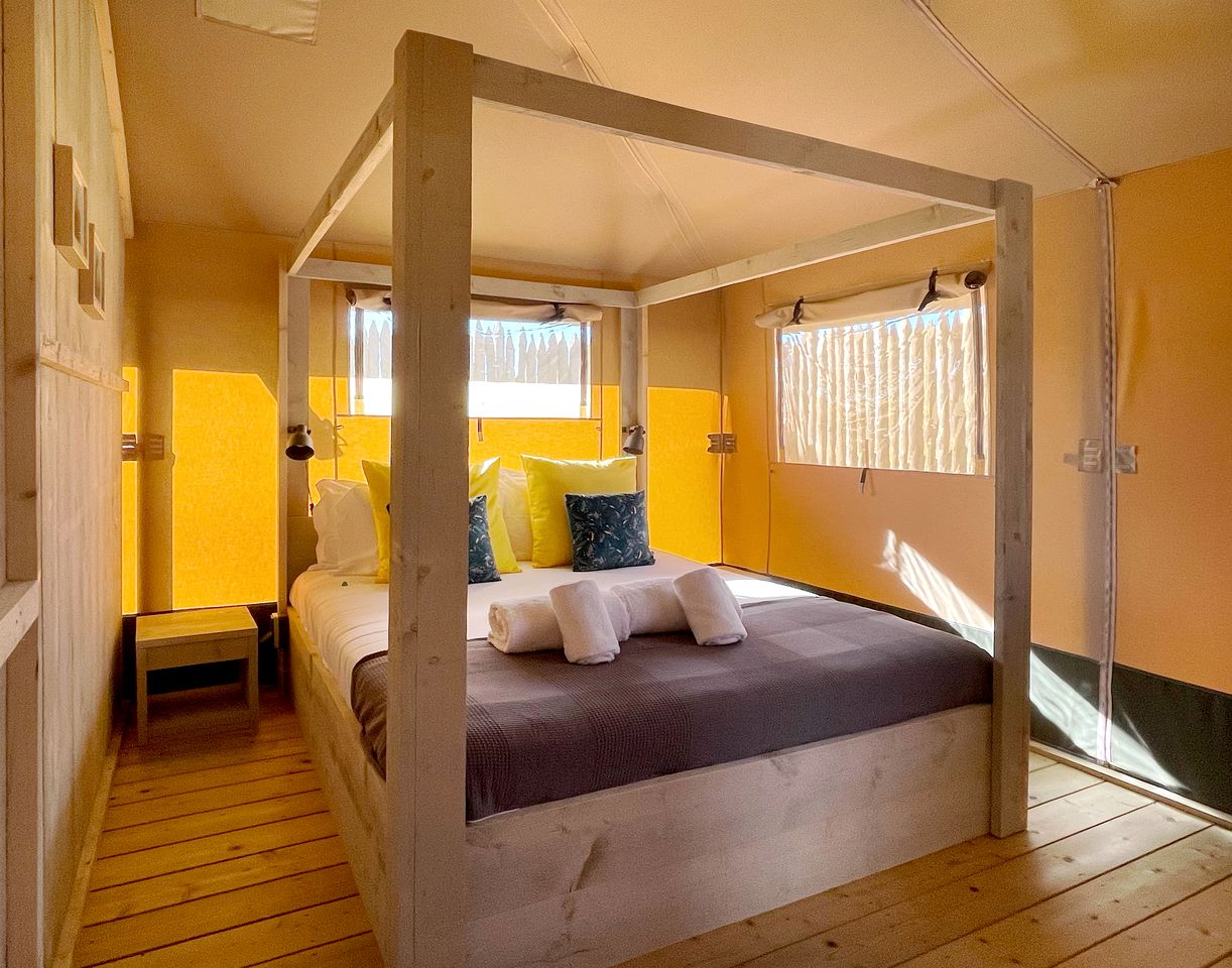 Stylish Luxurious Safari Tent with BBQ and Pool Surrounded by Nature for an Incredible Glamping Experience in Zambujeira do Mar, Portugal
