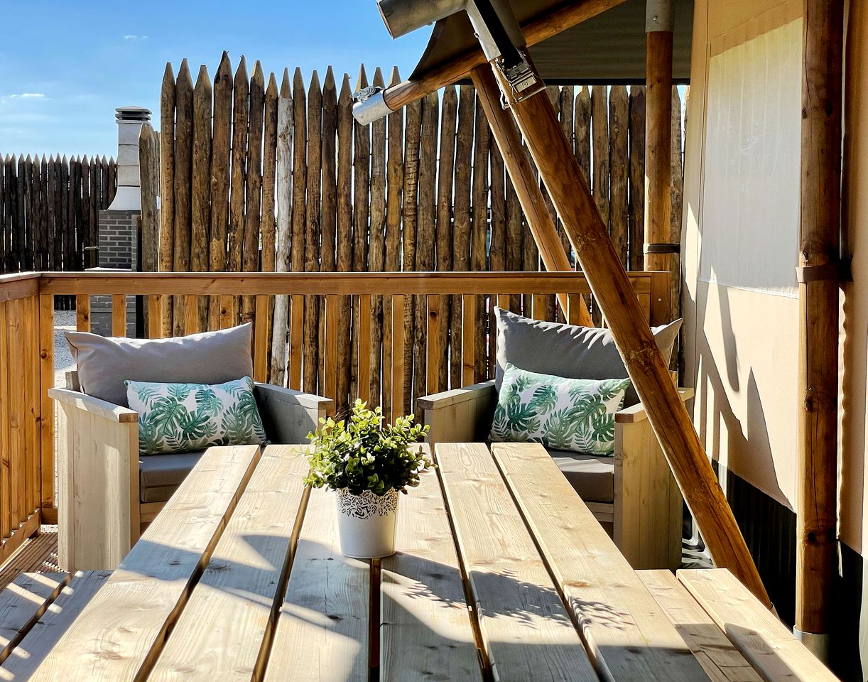 Stylish Luxurious Safari Tent with BBQ and Pool Surrounded by Nature for an Incredible Glamping Experience in Zambujeira do Mar, Portugal