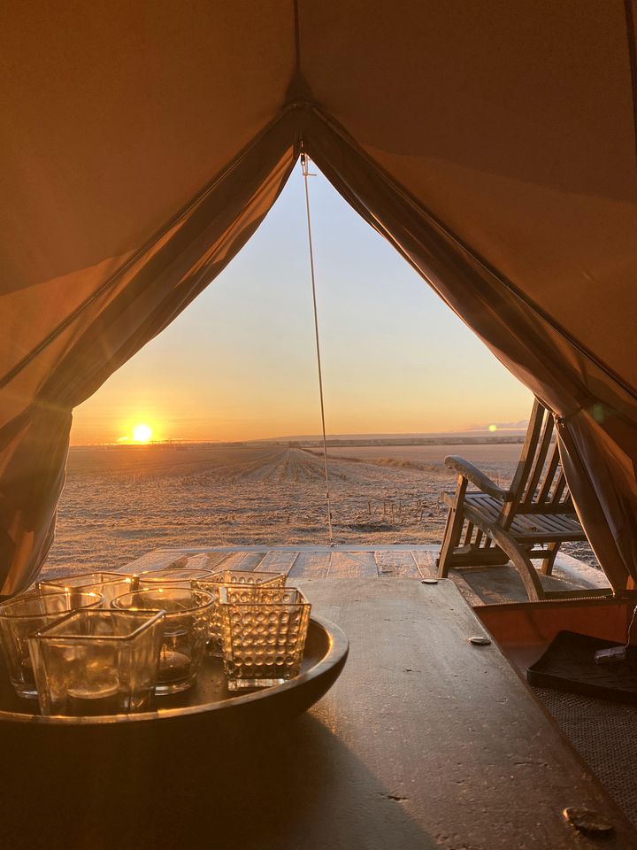 Quebec Bell Tent for Farm Glamping near the Adirondacks
