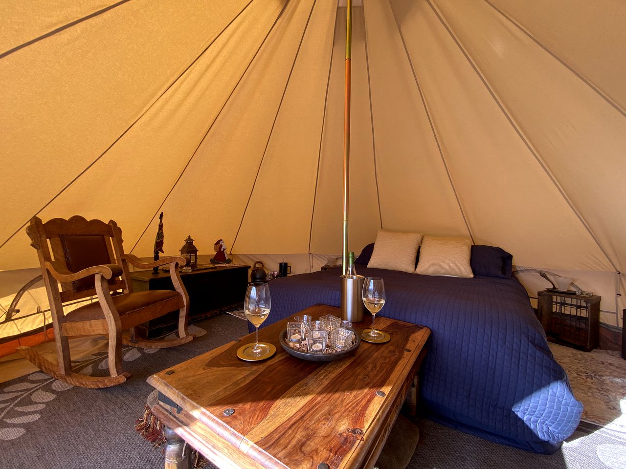 Quebec Bell Tent for Farm Glamping near the Adirondacks