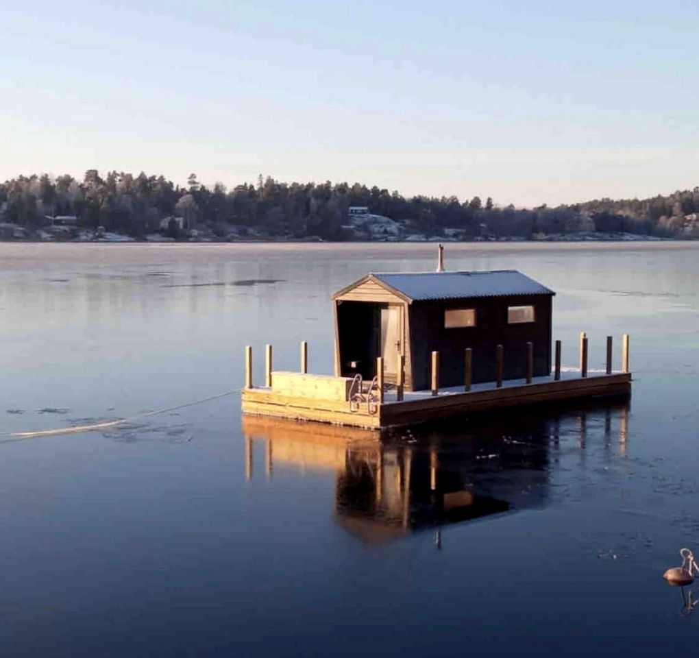 Magical Lakefront Cabin with Modern Interior and Beautiful Views in Sweden