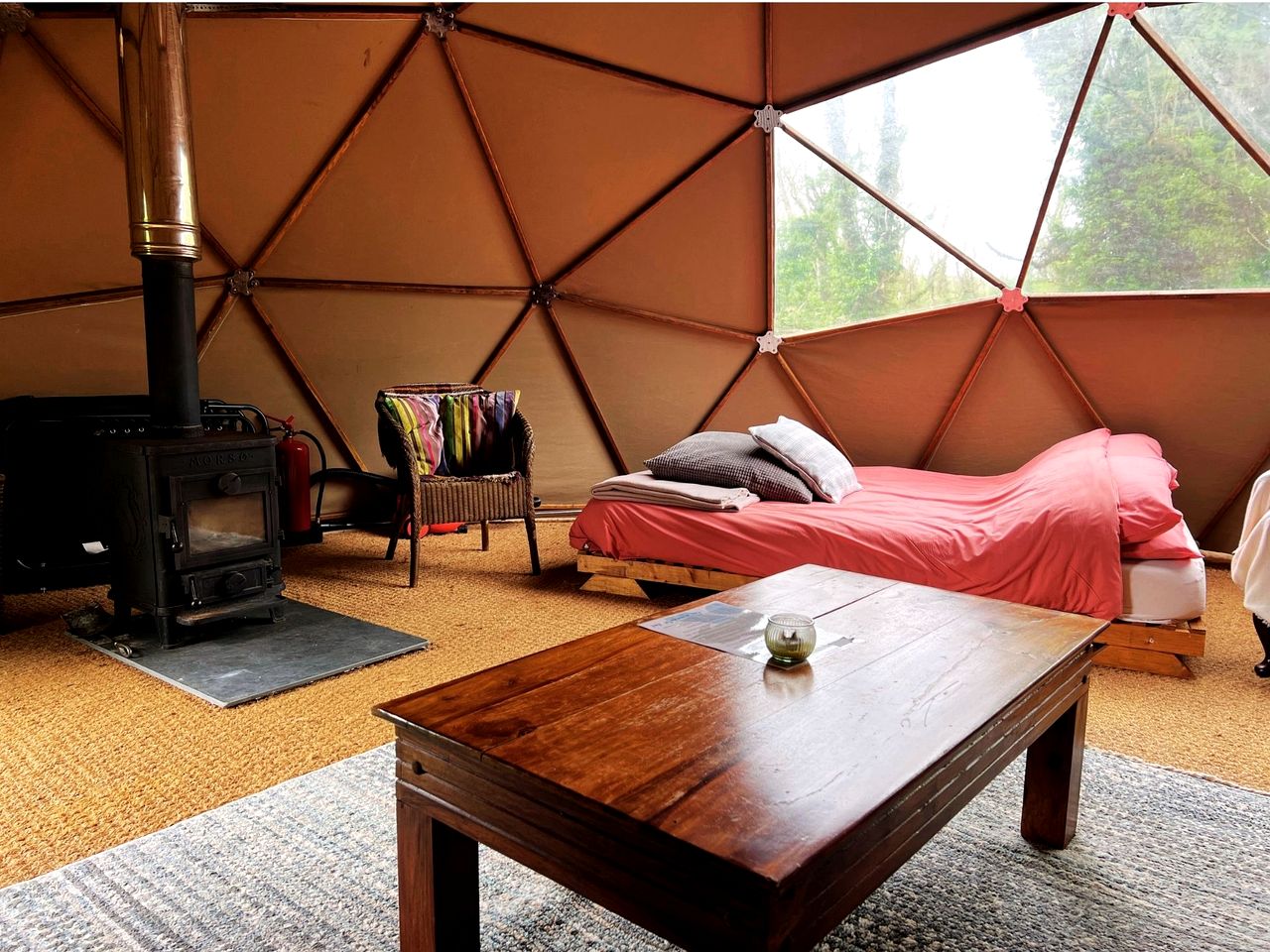 Spherical Eco-Dome in Pembrokeshire Coast National Park, Wales, UK