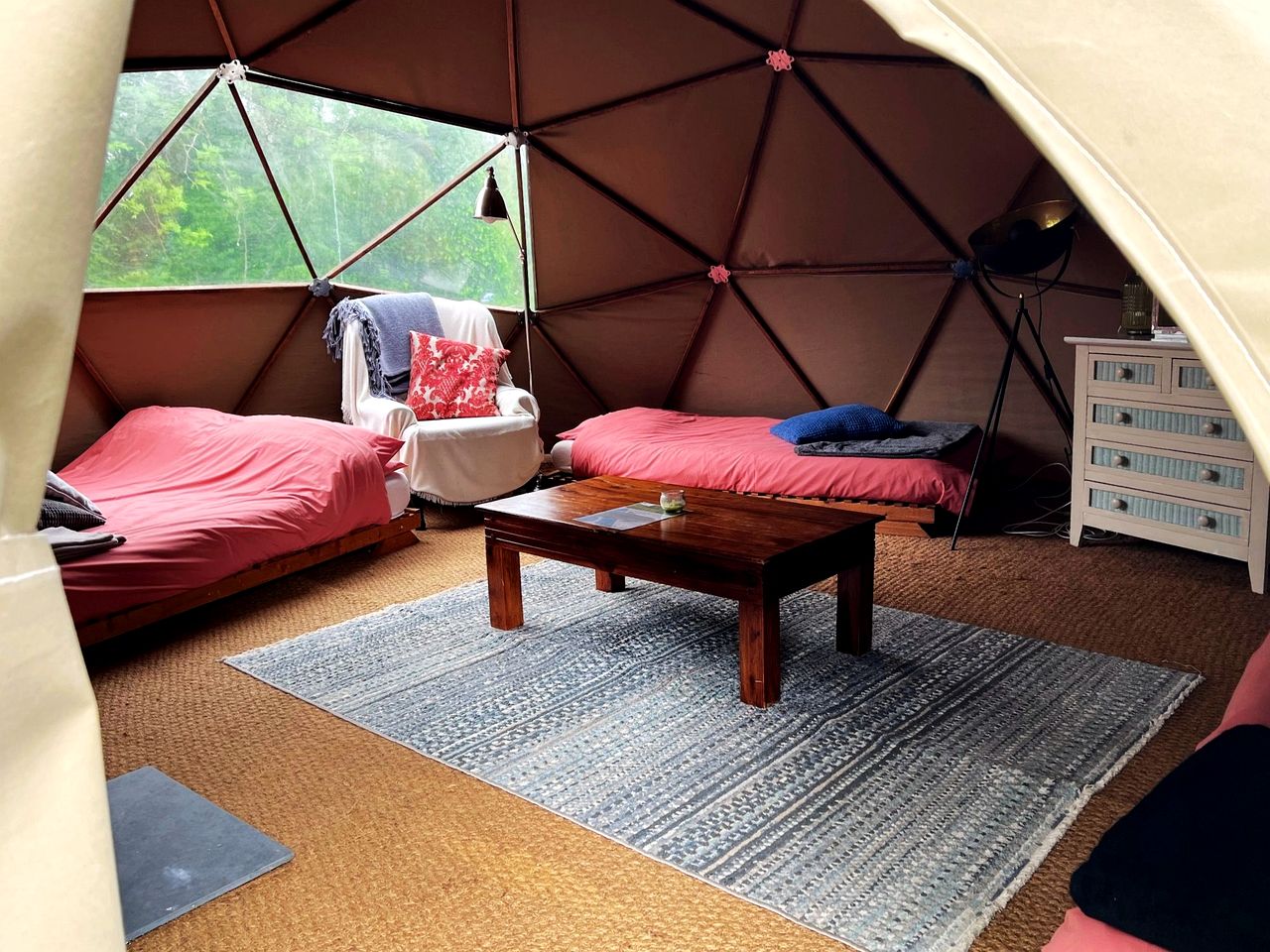 Spherical Eco-Dome in Pembrokeshire Coast National Park, Wales, UK