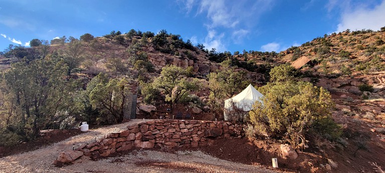 Bell Tent Glamping Destination with Breaktaking Views of Zion National Park, Utah