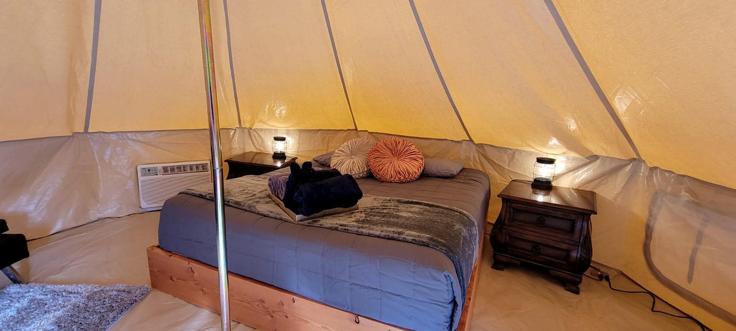 Bell Tent Glamping Destination with Breaktaking Views of Zion National Park, Utah