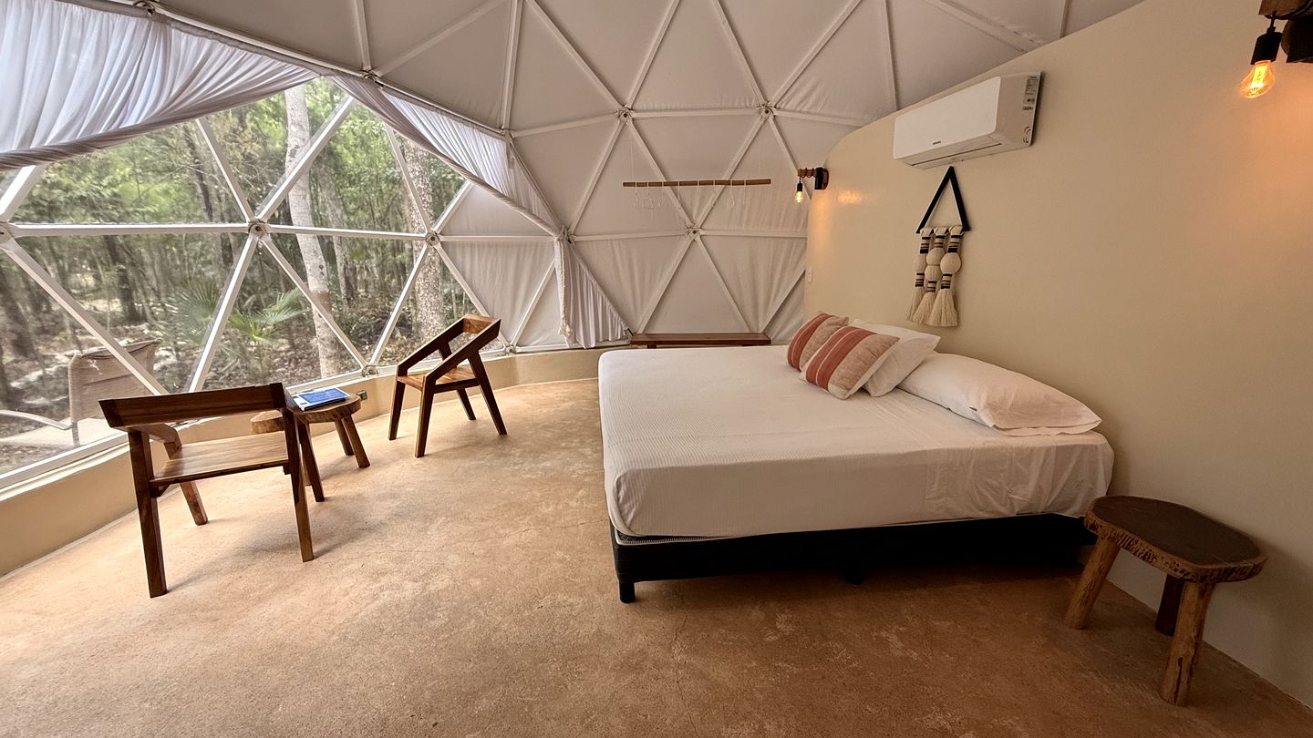 Sweet Romantic Domes with Outdoor Shower and Pool in Mexico