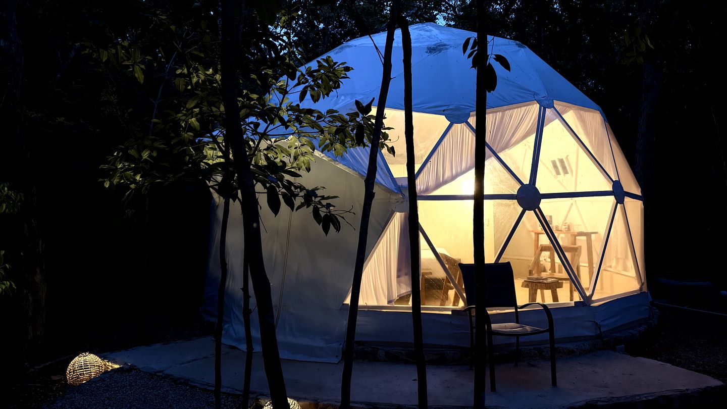 Sweet Romantic Domes with Outdoor Shower and Pool in Mexico